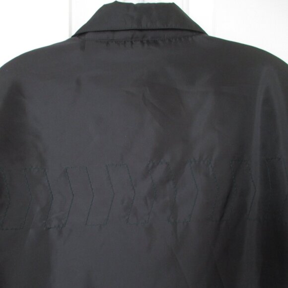Wilke-Rodriguez Mens L/S Black Poly Full Button-front Short Jacket NWOT - Small - Picture 3 of 3